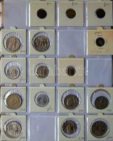 Jó világgyűjtemény 595db régi és új, sok tengerentúlon 2db éremtartóban