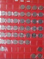 Jó világgyűjtemény 595db régi és új, sok tengerentúlon 2db éremtartóban