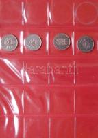 Jó világgyűjtemény 595db régi és új, sok tengerentúlon 2db éremtartóban