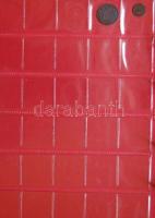 Jó világgyűjtemény 595db régi és új, sok tengerentúlon 2db éremtartóban