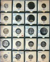 Jó világgyűjtemény 557db régi és új, sok tengerentúlon 2db éremtartóban