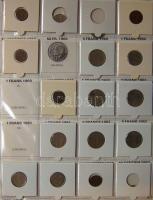 Jó világgyűjtemény 557db régi és új, sok tengerentúlon 2db éremtartóban