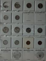 Jó világgyűjtemény 557db régi és új, sok tengerentúlon 2db éremtartóban