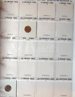 Jó világgyűjtemény 557db régi és új, sok tengerentúlon 2db éremtartóban