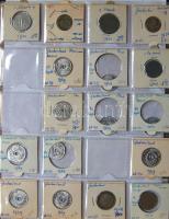 Jó világgyűjtemény 557db régi és új, sok tengerentúlon 2db éremtartóban