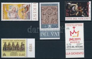 2009-2011 5 stamps, 2009-2011 5 klf önálló érték
