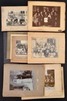 cca 1890-1950 Vegyes fotó tétel, kb. 280 db, közte keményhátú fotók, fotólapok, fotók, számos nagymé...