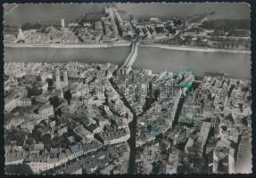 1954 Magyar kajakozó válogatott tagjai által aláírt képeslap a maconi világbajnokságról Wieland Káro...