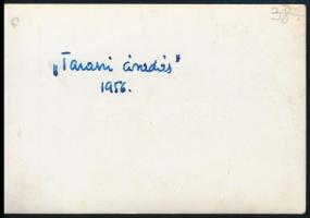 Ladányi Ferenc (1909-1965) Kossuth-díjas színművész aláírása az őt ábrázoló fotón 9x12 cm