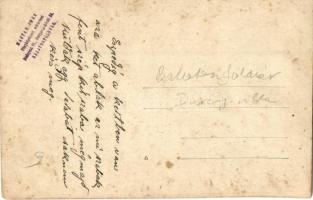 Balatonföldvár, Durcy villa, hölgyek - 2 db régi fotólap / 2 pre-1945 photo postcards