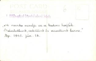 Budapest I. Attila utcai községi elemi iskola, magyar zászló. photo (EK)