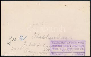 Bruno Reiffenstein (1868-1951): Bécsi váráosképek 3 db feliratozott és pecséttel jelzett fotó / Aust...