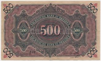 Német Birodalom / Szászország 1911. 500M T:III
German Empire / Saxony 1911. 500 Mark C:F