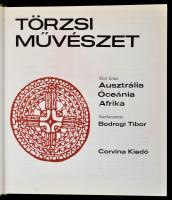 Bodrogi Tibor (szerk.):Törzsi művészet 1-2. kötet. Bp.,1981, Corvina. Kiadói egészvászon-kötés, kiad...