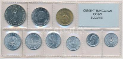 1972. 2f-10Ft (9xklf) érmés forgalmi sor fóliatokban T:1 
Adamo FO5