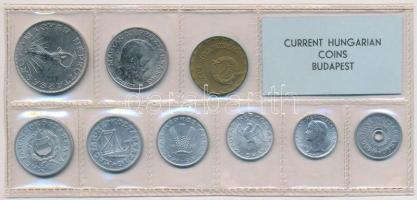 1973. 2f-10Ft (9xklf) érmés forgalmi sor fóliatokban T:1 2Ft-on kis patina Adamo FO6