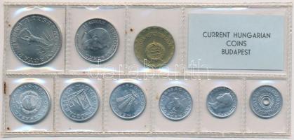 1974. 2f-10Ft (9xklf) érmés forgalmi sor fóliatokban T:1 2Ft-on kis patina
Adamo FO7