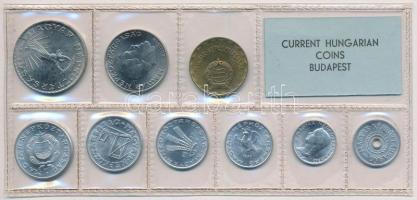 1977. 2f-10Ft (9xklf) érmés forgalmi sor fóliatokban T:1 Adamo FO10