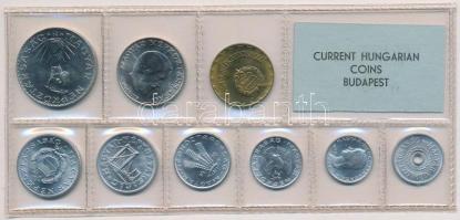 1978. 2f-10Ft (9xklf) érmés forgalmi sor fóliatokban T:1 Adamo FO11