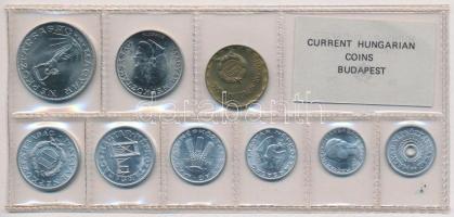 1979. 2f-10Ft (9xklf) érmés forgalmi sor fóliatokban T:1 Adamo FO12