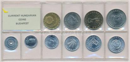 1985. 2f-20Ft (10xklf) érmés forgalmi sor fóliatokban T:1 Adamo FO18