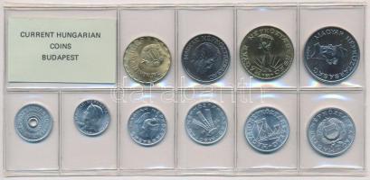 1986. 2f-20Ft (10xklf) érmés forgalmi sor fóliatokban T:1 Adamo FO19