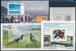 Bélyegkiállítás motívum 1986-2011 4 klf blokk, Stamp Exhibition 1986-2011 4 blocks