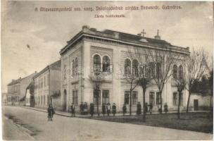 Temesvár, Timisoara; Gyárváros. A Miasszonyunkról nev. szeg. Iskolanővérek zárdája, zárda homlokzata / nunnery (Rb)