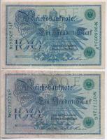 Német Birodalom / Weimari Köztársaság 1908-1923. 5db-os vegyes bankjegy és szükségpénz tétel, közte ...