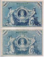 Német Birodalom / Weimari Köztársaság 1908-1923. 5db-os vegyes bankjegy és szükségpénz tétel, közte ...