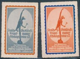 Németország 1912 Prinz Ludwig-Heins db klf levélzáró