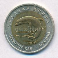 Oroszország 1993. 50R "Fekete tengeri delfin" T:1,1- Russia 1993. 50 Roubles "Black Sea Porpoise" C:UNC,AU Krause Y#334