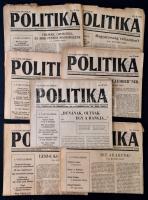 1947 A Politika című újság I. évfolyamának 10 száma