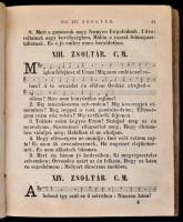 Közönséges isteni tiszteletre rendeltetett énekes könyv, mely Szent Dávid zsoltárin kívül magában fo...