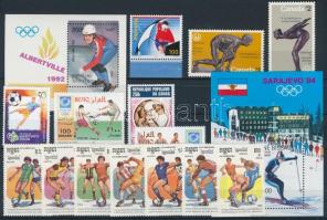 Sport motívum 1974-2006 2 klf blokk + 3 klf sor + 3 klf önálló érték, Sport 1974-2006 2 blocks + 3 sets + 3 stamps