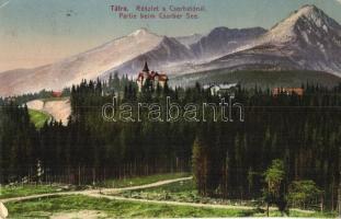 Tátra, Magas Tátra, Vysoké Tatry; Csorbató. Cattarino S. utóda Földes Samu kiadása / Strbské pleso (EK)