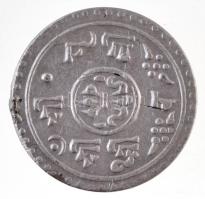 Nepál 1911. (1833) 1/4M Ag T:2 fülnyom Nepal 1911. (1833) 1/4 Mohar Ag C:XF ear mark