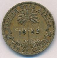 Brit Nyugat-Afrika 1942. 2Sh Ni-sárgaréz "VI. György" T:2,2-
British West Africa 1942. 2 ...