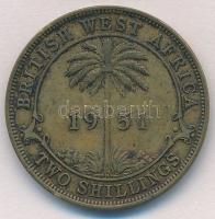 Brit Nyugat-Afrika 1951. 2Sh Ni-sárgaréz "VI. György" T:2-
British West Africa 1951. 2 Sh...