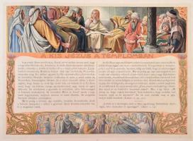 Kiss János - Gergely József: Jézus élete. Bp., 1903, Egyházi Közlöny. Szecessziós képekkel gazdagon ...