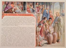 Kiss János - Gergely József: Jézus élete. Bp., 1903, Egyházi Közlöny. Szecessziós képekkel gazdagon ...