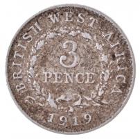 Brit Nyugat-Afrika 1919. 3p Ag "V. György" T:2- patina
British West Africa 1919. 3 Pence ...
