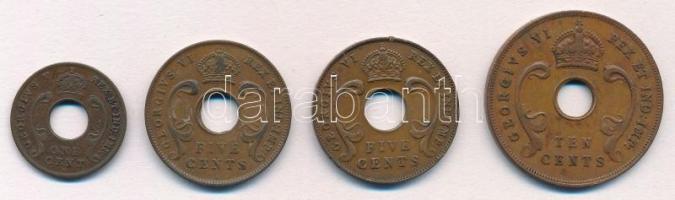 Kelet-Afrika 1922. 1c Br + 1937-1941. 5c Br + 1942. 10c Br T:2,2-
East Africa 1922. 1 Cent Br + 193...