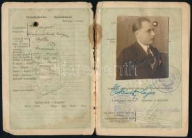 1923 Eskütt Lajos (1896-1957), az Eskütt-féle panamaügy főszereplőjének Ausztria, Csehszlovákia, Ném...