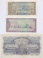 Románia 1952. 100L + 1966. 5L + 10L T:III,III-
Romania 1952. 100 Lei + 1966. 5 Lei + 10 Lei C:F,VG
