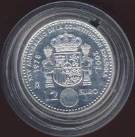 Spanyolország 2003. 12Eur Ag "Az Alkotmány 25. évfordulója" T:BU