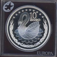 Írország 2004. 10Eur Ag "Hattyú" T:PP
