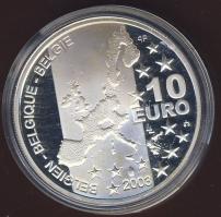 Belgium 2003. 10Eur Ag "Simenon" T:PP