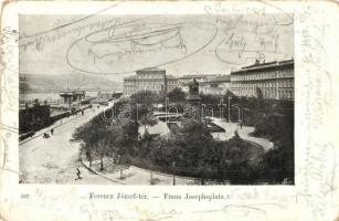 Budapest V. Ferenc József tér (kopott sarkak / worn corners)