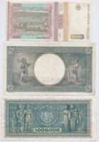 Románia 1941-1992. 6db-os bankjegy tétel T:III,III-
Romania 1941-1992. 6pcs of banknotes C:F,VG